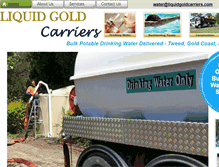Tablet Screenshot of liquidgoldcarriers.com